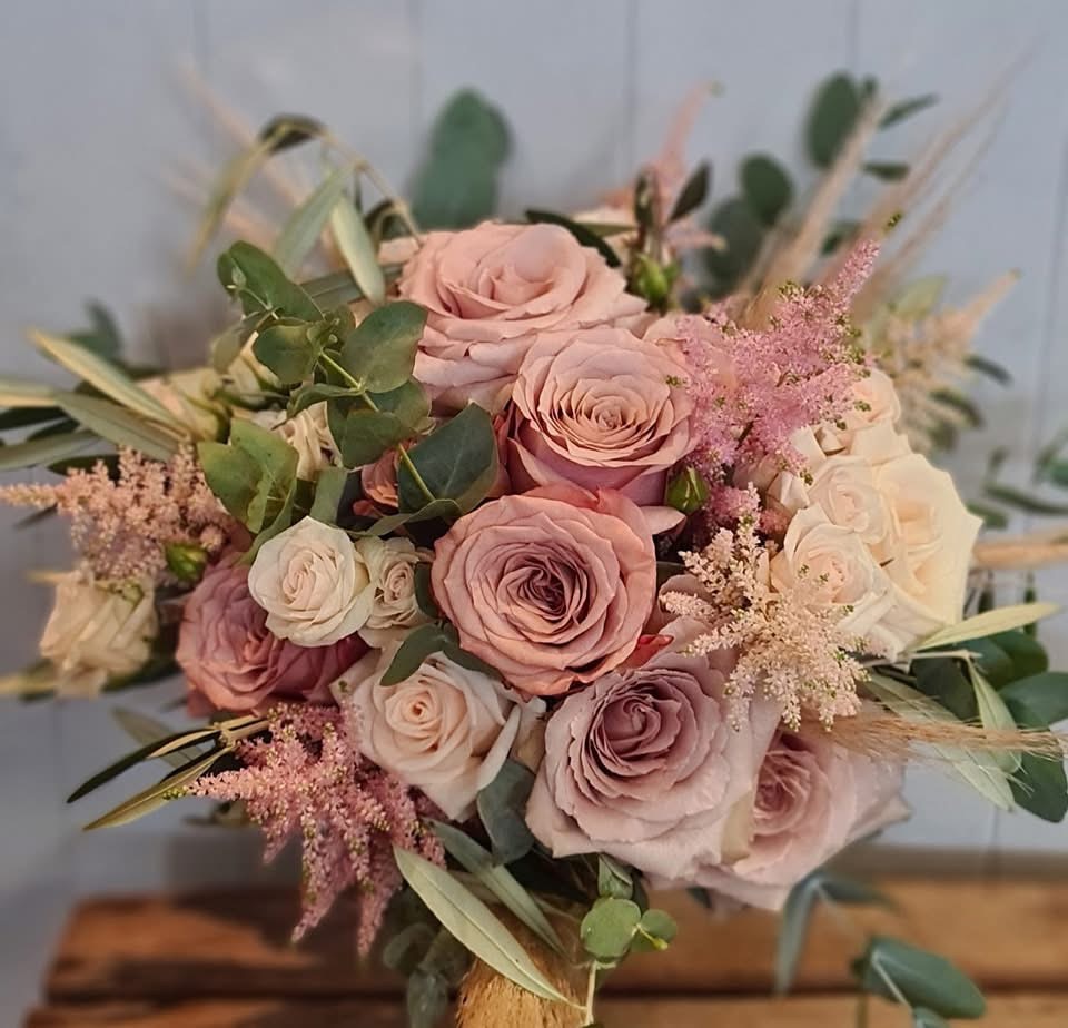 Pastel Pink Rose Bouquet